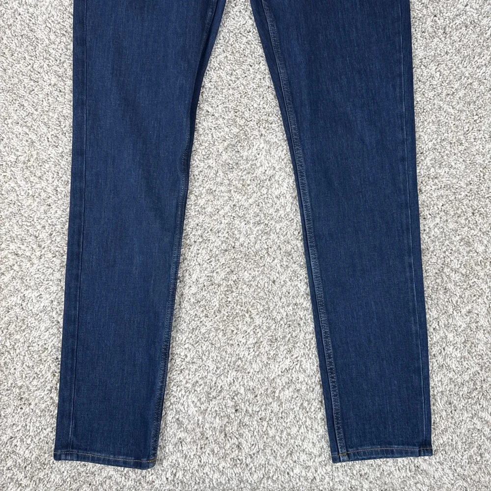 Banana Republic Jeans Mens 33x34 Dark‎ Indigo Skinny Fit Denim Travel Stretch
